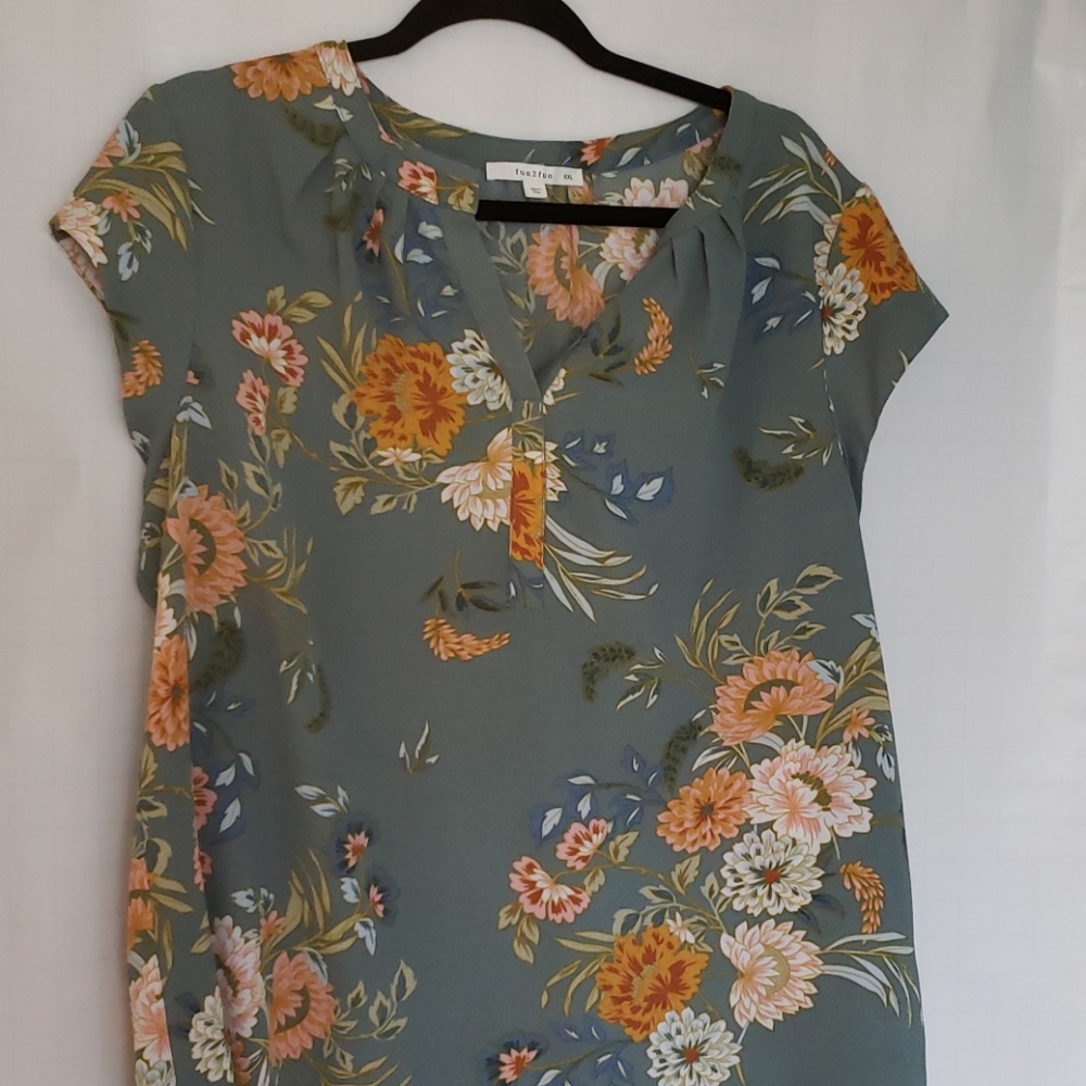 Nice cap sleeve blouse